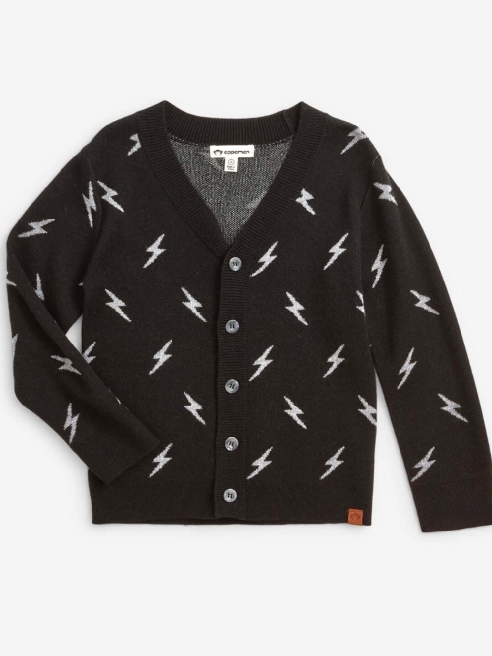 Appaman NWT Electrifying Obi Cardigan Wool Blend Lighting Bolts